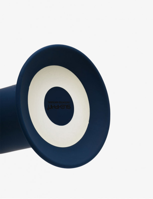 Basee ventouse du Gode Phallique Bleu Squeeze It