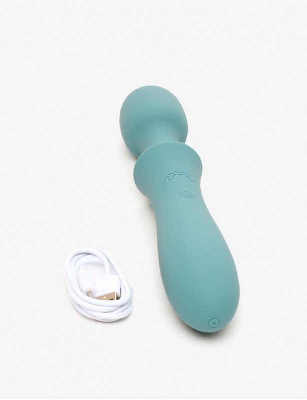 Vibromasseur Wand The Orchid Bloom avec son câble rechargeable