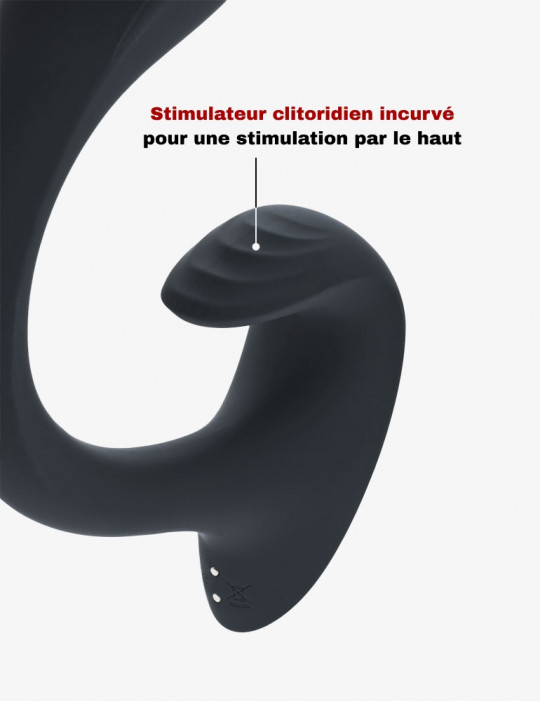 Partie stimulateur du Vibromasseur Rabbit G for Goddess 1 Satisfyer noir