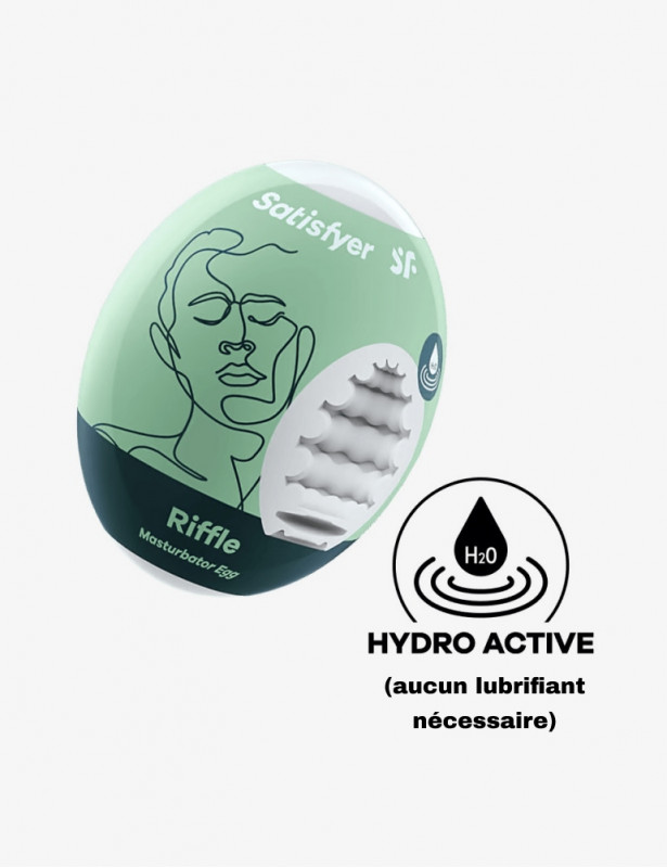 oeuf masturbateur satisfyer riffle présentation