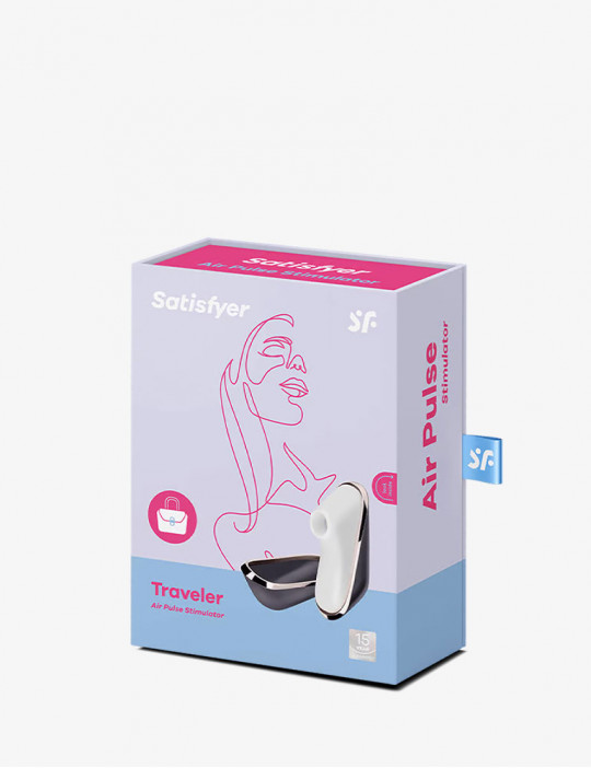 Packaging du Satisfyer pro traveler Vibromasseur violet