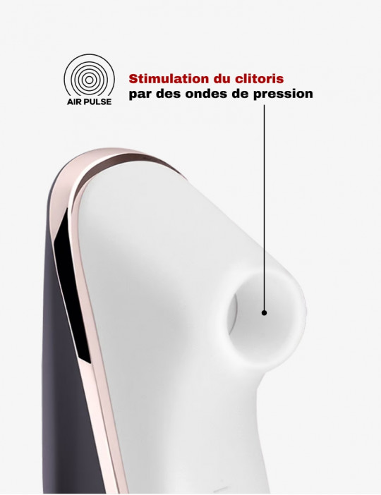 Satisfyer pro traveler Vibromasseur ave stimulation par ondes de pressions