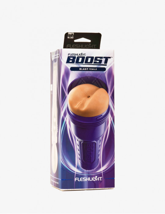 Packaging de la Gaine de Masturbation Fleshlight Boost Blast bleue