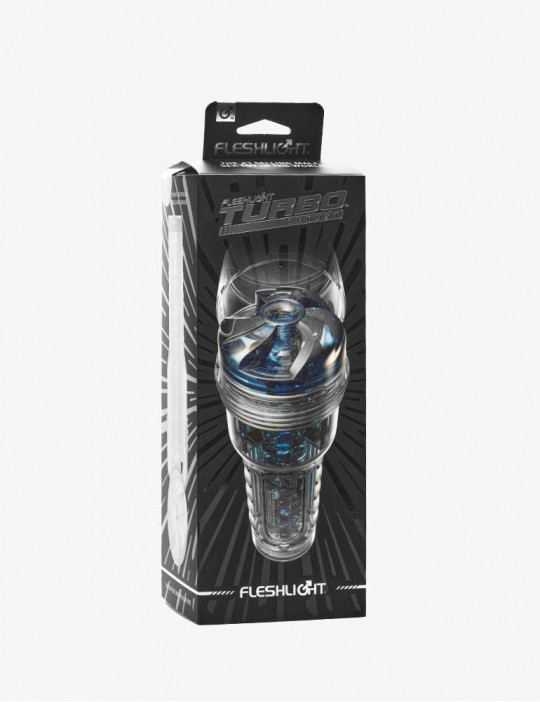 Packaging de la Gaine de Masturbation Fleshlight Turbo Thrust blue ice