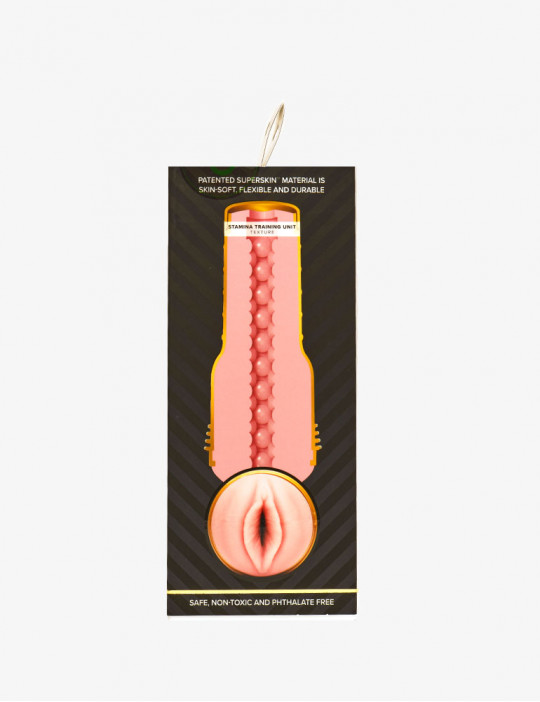 Boite du Masturbateur Fleshlight GO Stamina Trainings Unit de profil