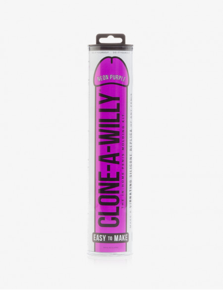 Kit de moulage pénis vibrant Neon Purple Clone a Willy