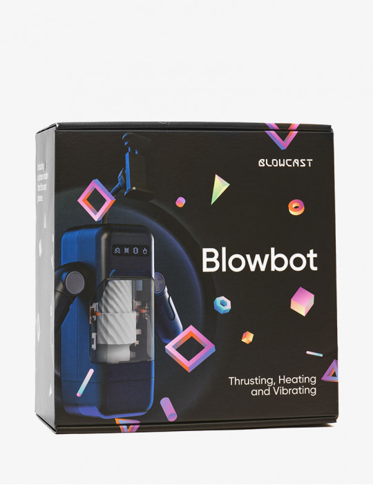 Packaging du Blowbot Masturbateur Automatique Blowcast noir