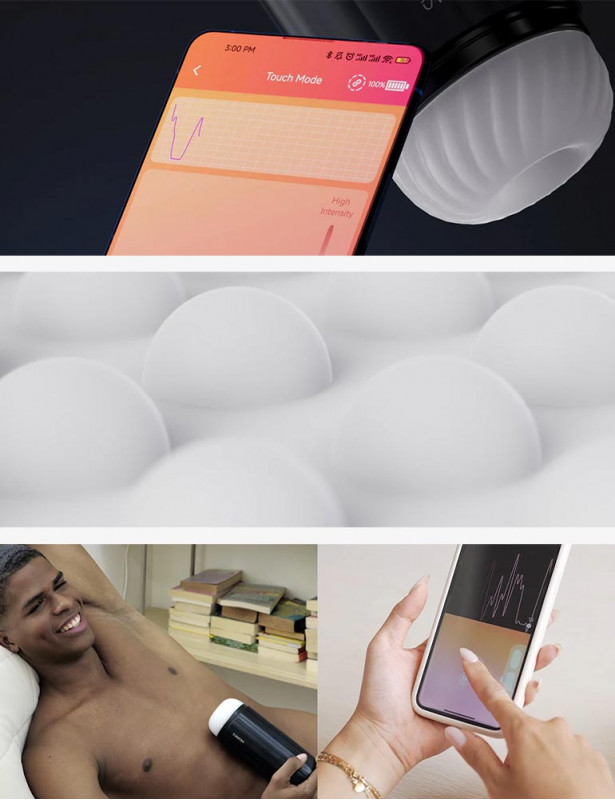 Masturbateur Interactif Sam Neo 2 PRO Svakom Série Connexion - utilisation