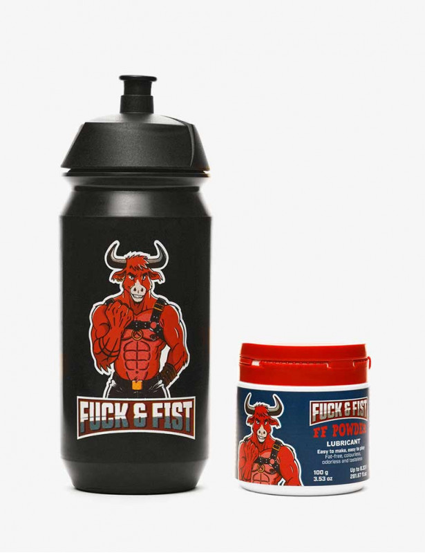 Kit lubrifiant en poudre pour fisting + bouteille - Fuck & Fist