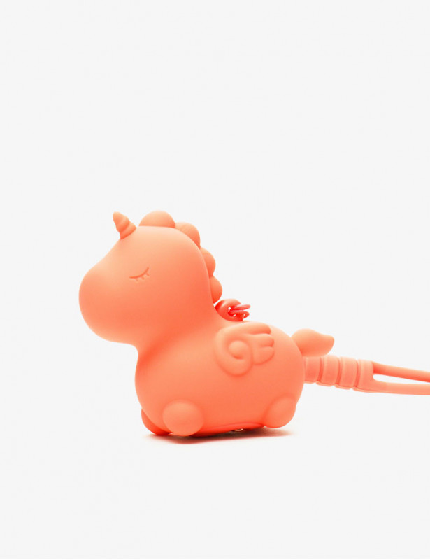 Mini vibromasseur licorne couleur pêche