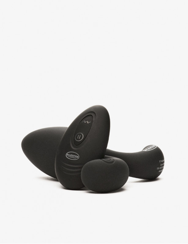 Plug anal vibrant avec télécommande - MALESATION