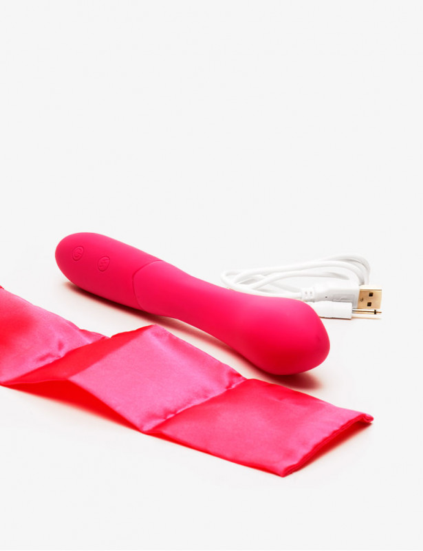 Vibromasseur rose femme rechargement usb