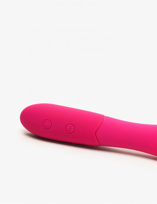 Vibromasseur point G en silicone fuchsia - Goodies Sweety