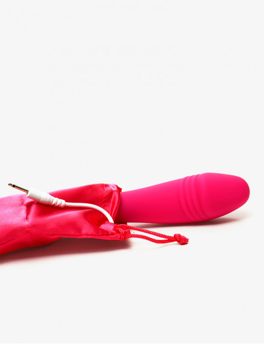 Vibromasseur point G en silicone fuchsia - Goodies Sweety
