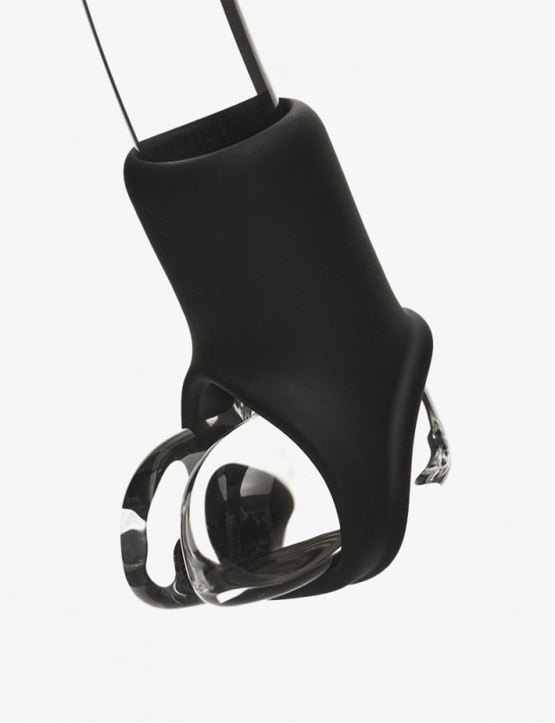 Anneau pénien + testicule en silicone doux - Brutus Shaft Hugger