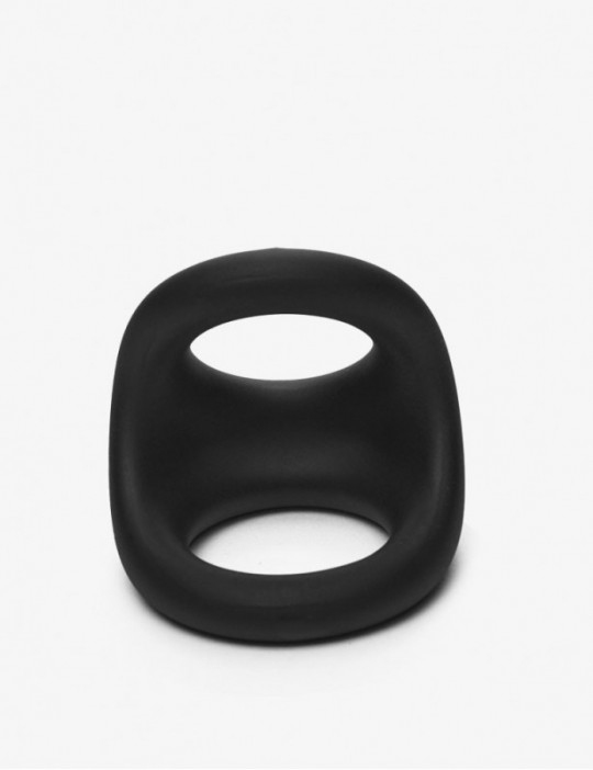 Cockring pénis + testicule en silicone doux - Brutus Gemini