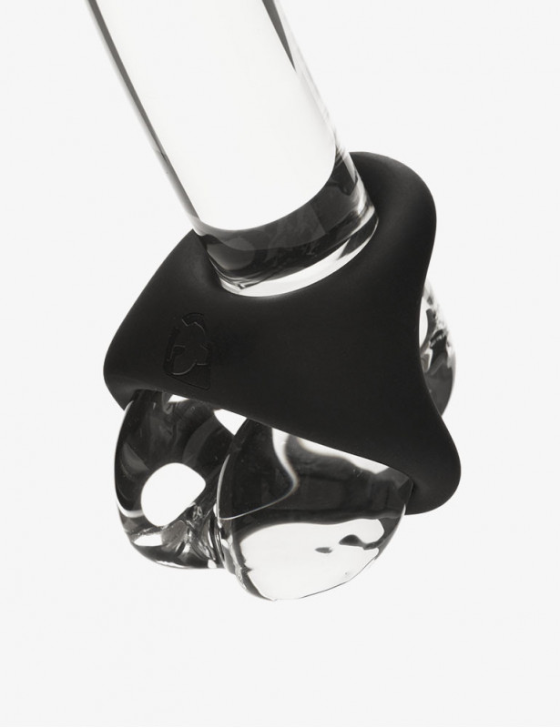 Cockring pénis + testicule en silicone doux - Brutus Gemini