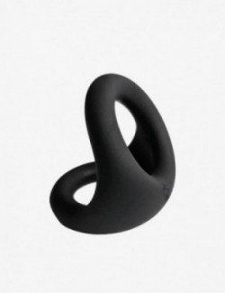 Cockring pénis + testicule en silicone doux - Brutus Gemini