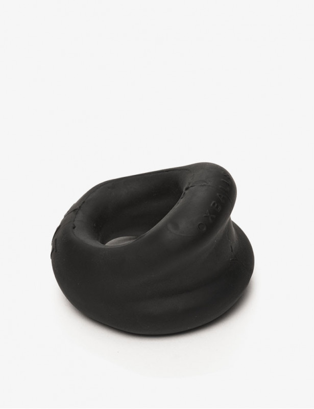 Cockring noir avec silicone doux épaix