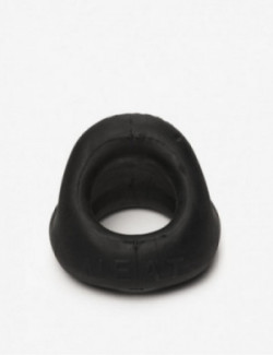 Cockring noir avec silicone doux épaix