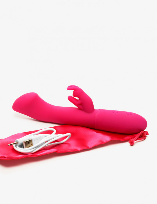 Vibromasseur rabbit design lapin 19 cm - Goodies Cotton