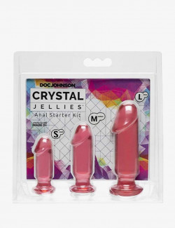 Kit de Démarrage Anal Crystal Jellies - 3 tailles progressives