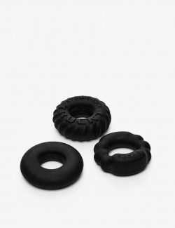 Pack 3 cockring BONEMAKER Night Edition - Oxballs