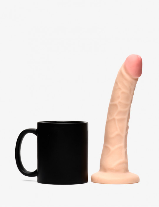 Gode réaliste & ventouse 21,5 cm Groovy - Champs