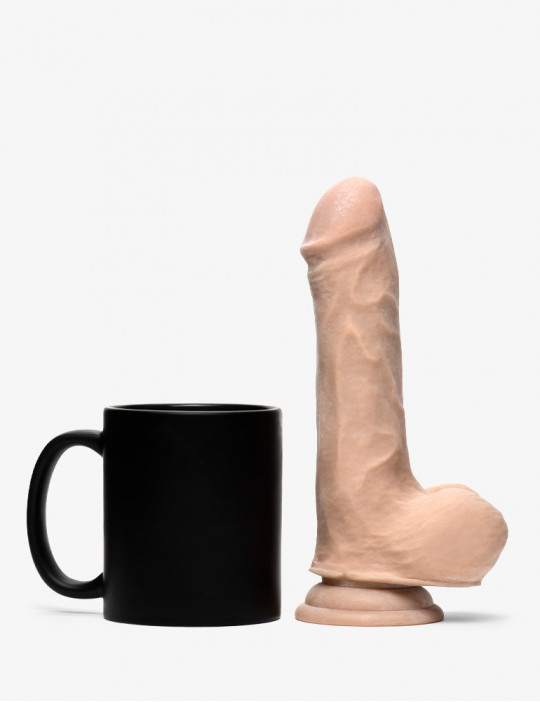 Gode réaliste Hunky Double Densité - Champs - 20 cm