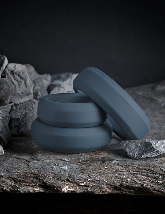 Pack de cockrings en silicone Boners