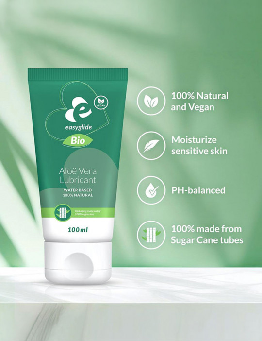 Lubrifiant Bio à l'Aloë vera à base d'eau - 100 ml - Easyglide