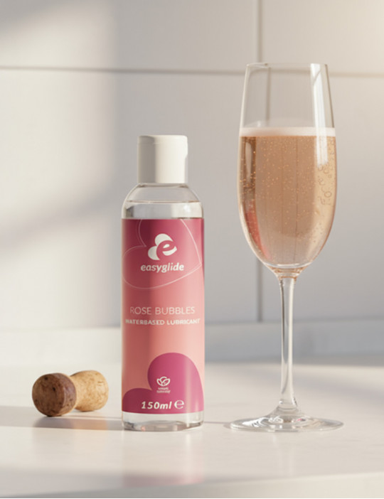 Lubrifiant Rosé avec bulles Easyglide - 150 ml