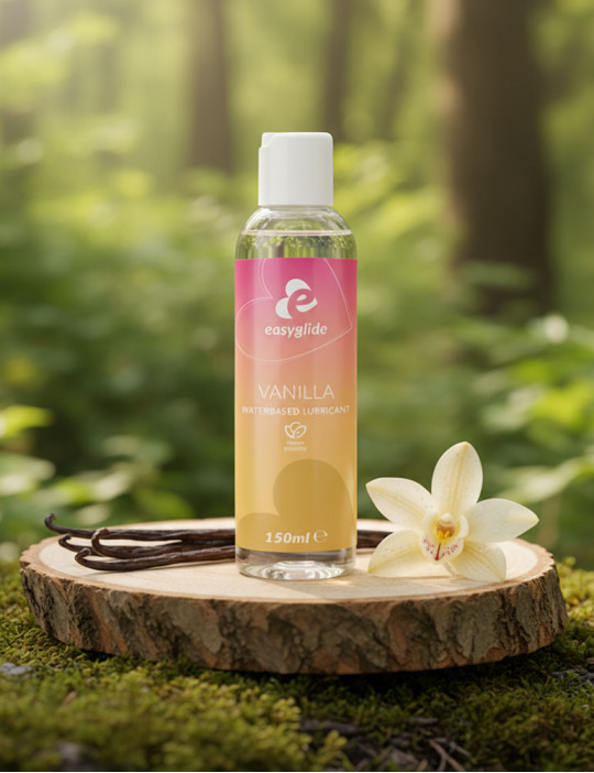 Lubrifiant gout vanille à base d'eau 150 ml - Easyglide