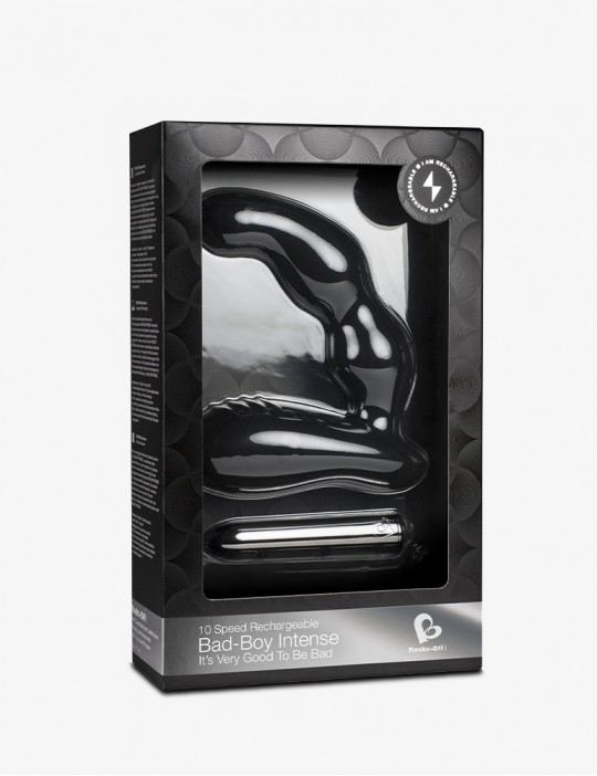 Stimulateur de prostate vibrant - Bad Boy Intense - Rocks Off - Noir