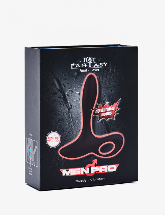 Stimulateur de prostate vibrant - Hot Fantasy men pro - Noir