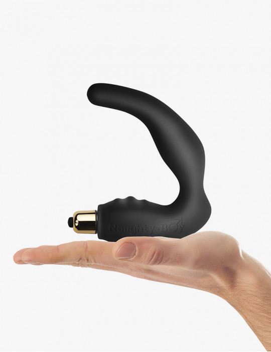 Stimulateur de prostate vibrant - Naughty Boy - Rocks Off - Noir