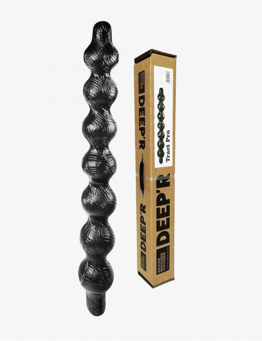 Gode XL Deep’r - Tract - 70 cm - Noir