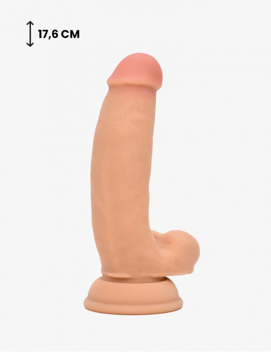 Gode réaliste Pornographer -  Chisa - 17.6 cm