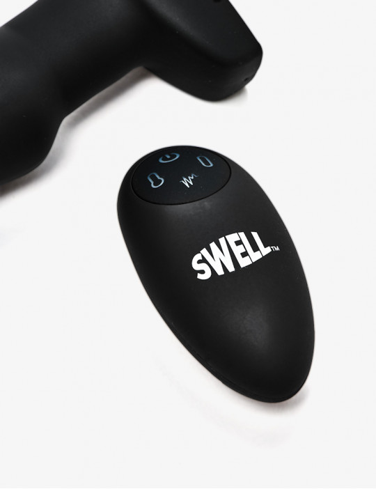 Plug anal vibrant Swell - Silicone - Noir