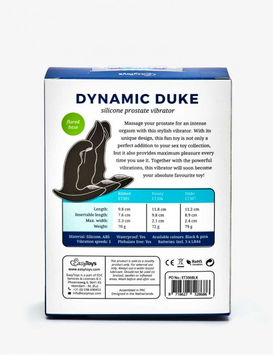 Stimulateur de prostate - Dynamic Duke - Noir