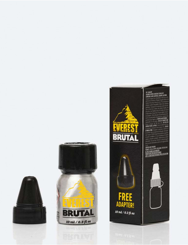 Poppers Everest Brutal 10 ml + Bouchon inhalateur OFFERT