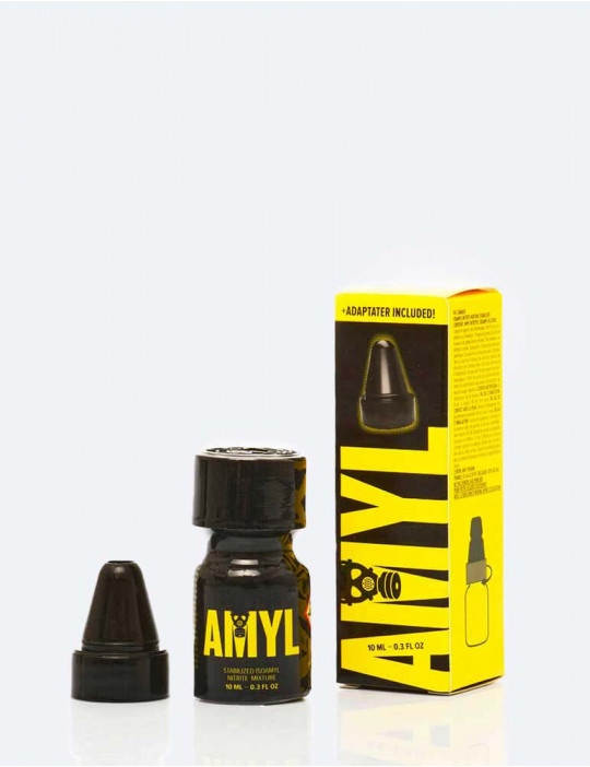 Pack poppers Amyl 10 ml + Bouchon