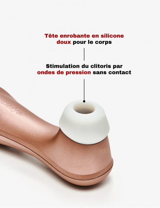Embout qui expluse l'air du Satisfyer Pro 2 Vibromasseur