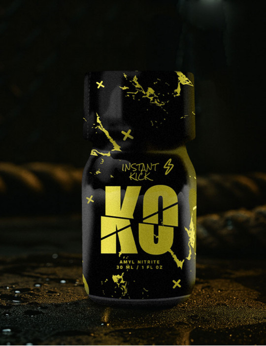 Poppers KO vue de face