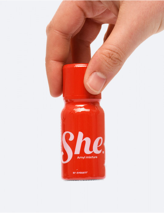 Poppers She 15 ml - vue de face