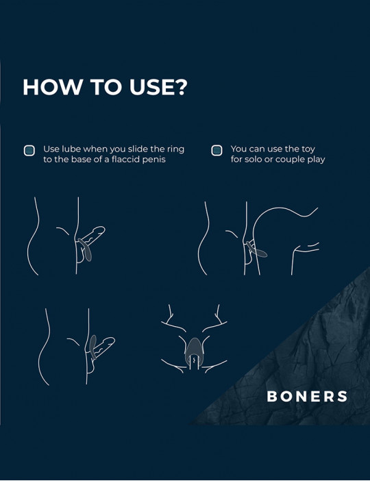 Notice d'utilisation de ce cockring boners vibrant