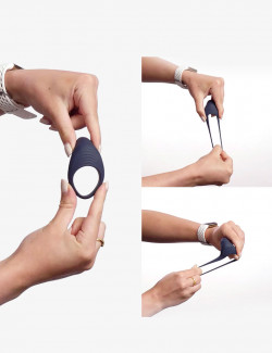 Cockring vibrant rechargeable 10 modes - Boners