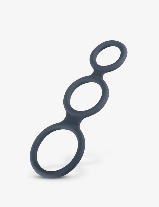 Cockring triple anneaux en silicone - Boners