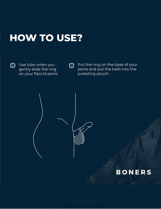 Comment utiliser le stimulateur scrotal vibrant avec cockring bleu - Boners