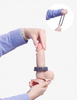 Cockring design pneu texturé en TPE - Boners